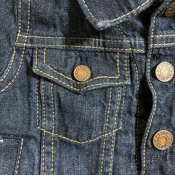 Baby GAP 0-6 month Jean Jacket Customizable Monogram - Picture 5 of 10